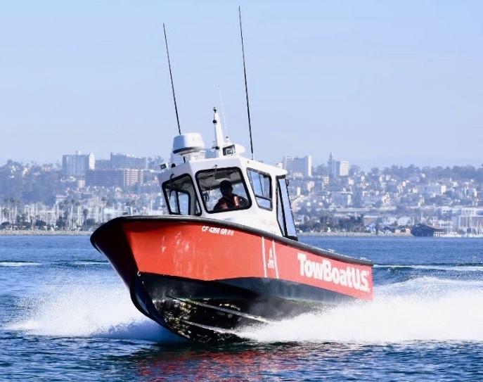 TowBoatUS San Diego towing vessel on the water